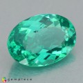 Natural Apatite 3.16 Carats Paraiba Blue Green Oval 12x8 mm Loose Gemstone - Image 4