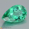 Natural Apatite 2.94 Carats Paraiba Blue Green Pear 12x8 mm Loose Gemstone - Image 1