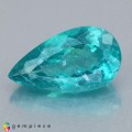 Natural Apatite 7.91 Carats Paraiba Blue Pear 17x10 mm Loose Gemstone - Image 1
