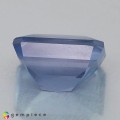 Natural Apatite 3.08 Carats Steel Blue Emerald Cut 10x7 mm Loose Gemstone - Image 3