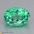 Natural Apatite 2.92 Carats Paraiba Green Oval 10x7 mm Loose Gemstone - Image 1