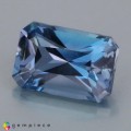 Natural Apatite 1.83 Carats Blue Emerald Cut 9x6 mm Loose Gemstone - Image 2