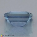 Natural Apatite 1.83 Carats Blue Emerald Cut 9x6 mm Loose Gemstone - Image 3
