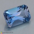 Natural Apatite 1.83 Carats Blue Emerald Cut 9x6 mm Loose Gemstone - Image 4
