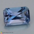 Natural Apatite 1.83 Carats Blue Emerald Cut 9x6 mm Loose Gemstone - Image 1