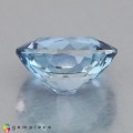 Natural Apatite 1.06 Carats Steel Blue Oval 7x6 mm Loose Gemstone - Image 4