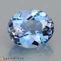 Natural Apatite 1.06 Carats Steel Blue Oval 7x6 mm Loose Gemstone - Image 6