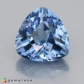 Natural Apatite 1.08 Carats Blue Trilliant  6x4 mm Loose Gemstone - Image 2