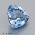 Natural Apatite 1.08 Carats Blue Trilliant  6x4 mm Loose Gemstone - Image 4