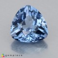 Natural Apatite 1.08 Carats Blue Trilliant  6x4 mm Loose Gemstone - Image 1