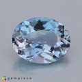 Natural Apatite 1.37 Carats Blue Oval 8x6 mm Loose Gemstone - Image 1