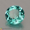 Natural Apatite 1.34 Carats Paraiba Blue Green Round 7x4 mm Loose Gemstone - Image 2