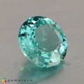 Natural Apatite 1.34 Carats Paraiba Blue Green Round 7x4 mm Loose Gemstone - Image 5