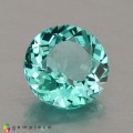 Natural Apatite 1.34 Carats Paraiba Blue Green Round 7x4 mm Loose Gemstone - Image 6