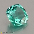 Natural Apatite 1.51 Carats Paraiba Blue Green Antique Cushion 7x7 mm Loose Gemstone - Image 4