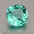 Natural Apatite 1.51 Carats Paraiba Blue Green Antique Cushion 7x7 mm Loose Gemstone - Image 5