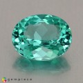 Natural Apatite 1.47 Carats Paraiba Blue Green Oval 8x7 mm Loose Gemstone - Image 2