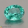 Natural Apatite 1.47 Carats Paraiba Blue Green Oval 8x7 mm Loose Gemstone - Image 3