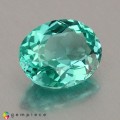 Natural Apatite 1.47 Carats Paraiba Blue Green Oval 8x7 mm Loose Gemstone - Image 6