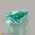 Natural Apatite 1.51 Carats Paraiba Blue Green Trilliant  7x7 mm Loose Gemstone - Image 4