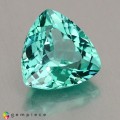 Natural Apatite 1.51 Carats Paraiba Blue Green Trilliant  7x7 mm Loose Gemstone - Image 6