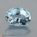 Natural Aquamarine 2.86 Carats Sky Blue Oval 10x8 mm Loose Gemstone - Image 1
