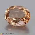 Natural Beryl 5.36 Carats Imperial Orange Oval 13x11 mm Loose Gemstone - Image 3