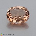 Natural Beryl 4.26 Carats Imperial Orange Oval 12x10 mm Loose Gemstone - Image 1