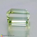 Natural Beryl 12.85 Carats Light Green Yellow Emerald Cut 14x11 mm Loose Gemstone - Image 2