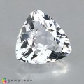 Natural Beryl 2.69 Carats White Trilliant  9x10 mm Loose Gemstone - Image 4