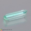 Natural Beryl 1.20 Carats Mint Green Baguette 11x4 mm Loose Gemstone - Image 3