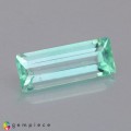 Natural Beryl 1.20 Carats Mint Green Baguette 11x4 mm Loose Gemstone - Image 1