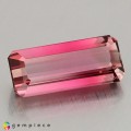 Natural Tourmaline 6.94 Carats Pink to Baby Pink Emerald Cut 17x7 mm Loose Gemstone - Image 3