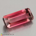 Natural Tourmaline 6.94 Carats Pink to Baby Pink Emerald Cut 17x7 mm Loose Gemstone - Image 6