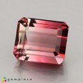 Natural Tourmaline 5.42 Carats Pink to Champagne Emerald 10x9 mm Loose Gemstone - Image 2