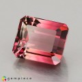 Natural Tourmaline 5.42 Carats Pink to Champagne Emerald 10x9 mm Loose Gemstone - Image 5