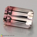 Natural Tourmaline 4.54 Carats Pink to Champagne Emerald 11x7 mm Loose Gemstone - Image 2