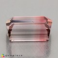 Natural Tourmaline 4.54 Carats Pink to Champagne Emerald 11x7 mm Loose Gemstone - Image 3