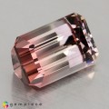 Natural Tourmaline 4.54 Carats Pink to Champagne Emerald 11x7 mm Loose Gemstone - Image 4