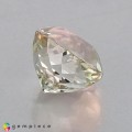 Natural Tourmaline 3.46 Carats Pale Pink to Pale Green Round 9x7 mm Loose Gemstone - Image 2
