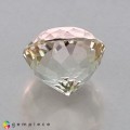 Natural Tourmaline 3.46 Carats Pale Pink to Pale Green Round 9x7 mm Loose Gemstone - Image 3
