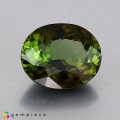 Natural Tourmaline 3.06 Carats Green to Brownish Orange Oval 10x8 mm Loose Gemstone - Image 3