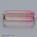 Natural Tourmaline 3.25 Carats Pink to Baby Pink Emerald Cut 14x6 mm Loose Gemstone - Image 2