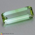 Natural Tourmaline 2.92 Carats Green to Light Green Emerald Cut 14x5 mm Loose Gemstone - Image 3