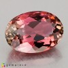 Natural Tourmaline 2.91 Carats Pink to Champagne Oval 11x8 mm Loose Gemstone - Image 2