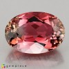Natural Tourmaline 2.91 Carats Pink to Champagne Oval 11x8 mm Loose Gemstone - Image 3