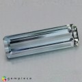 Natural Tourmaline 5.74 Carats Ash Blue Emerald 21x6 mm Loose Gemstone - Image 6