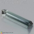Natural Tourmaline 5.74 Carats Ash Blue Emerald 21x6 mm Loose Gemstone - Image 4