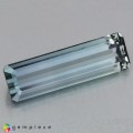 Natural Tourmaline 5.74 Carats Ash Blue Emerald 21x6 mm Loose Gemstone - Image 1