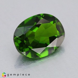 chrome diopside  1.68cts - 9x7mm